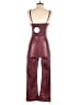 Lost + Wander Burgundy Jumpsuit Size S - photo 2