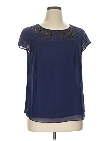 Adrianna Papell Short Sleeve Blouse (view 1)