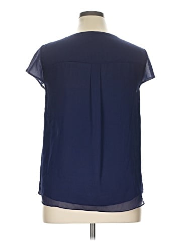 Adrianna Papell Short Sleeve Blouse (view 2)