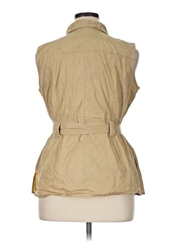 Autograph Sleeveless Button-Down Shirt (view 2)