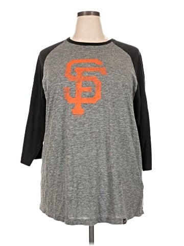 Majestic 3/4 Sleeve T-Shirt (view 1)