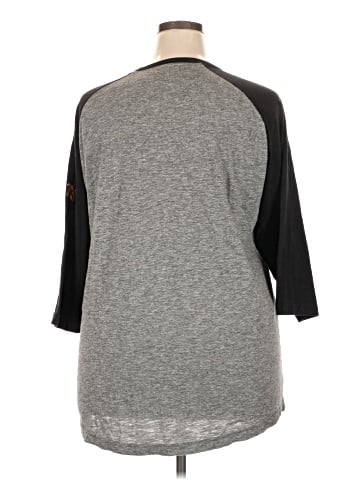Majestic 3/4 Sleeve T-Shirt (view 2)