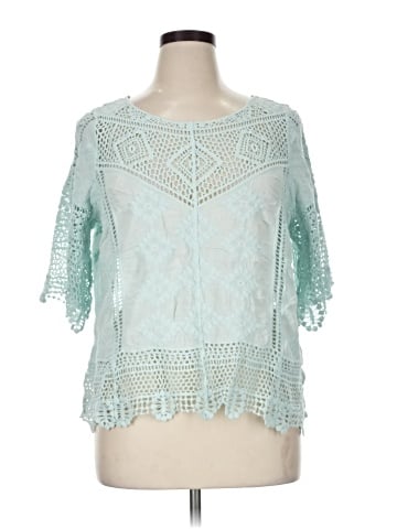 Democracy 3/4 Sleeve Blouse (view 1)
