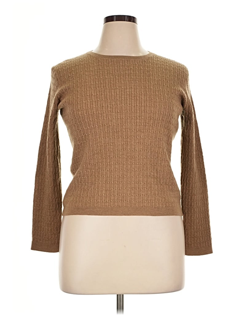 Pre-owned Pendleton Wool Pullover Sweater In Brown