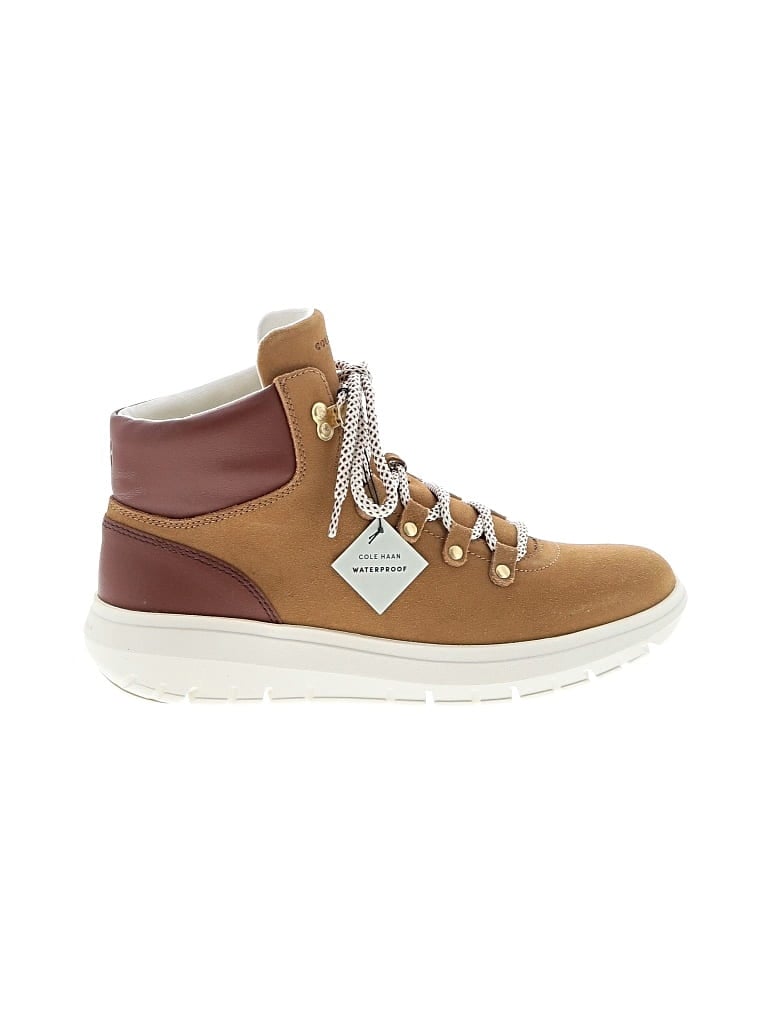 Pre-owned Cole Haan Ankle Boots In Brown