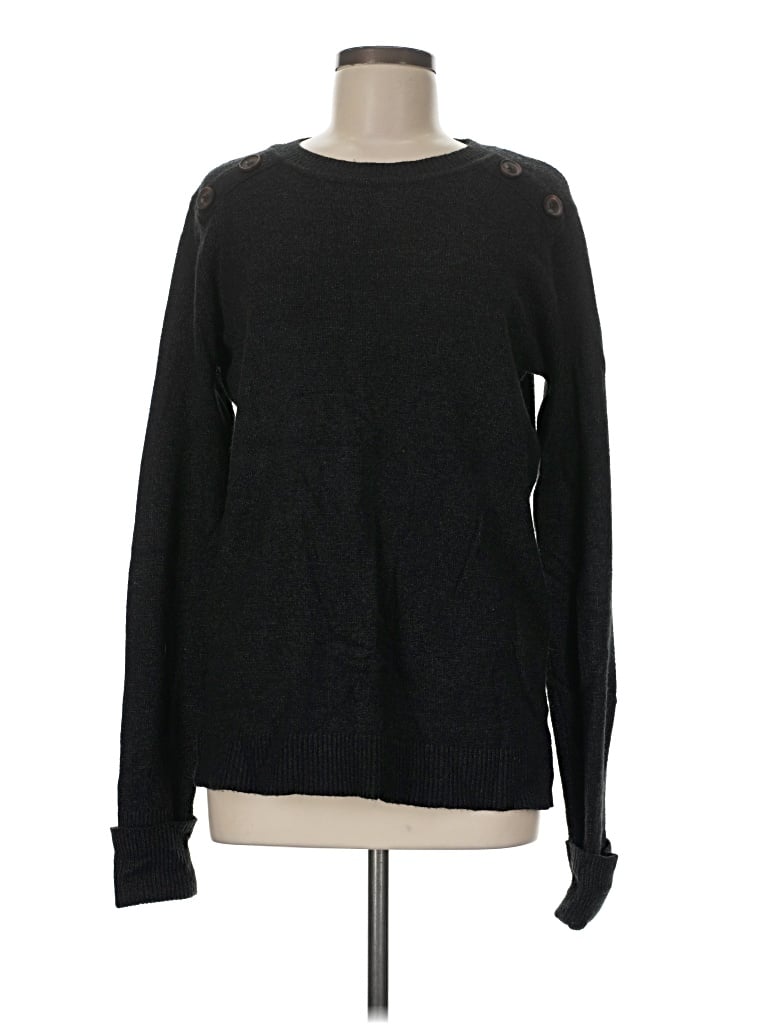 Pre-owned Pink Clover Pullover Sweater In Black