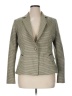 White House Black Market Houndstooth Tan Green Blazer Size 16 - photo 1