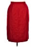 Pendleton 100% Virgin Wool Solid Red Wool Skirt Size 14 Petite - photo 1