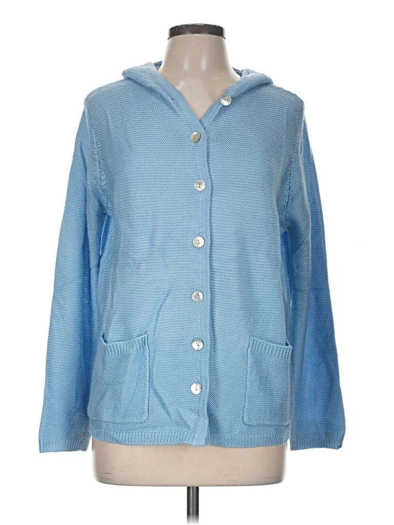 Pre-owned Gretchen Scott Designs Cardigan Sweater In Blue