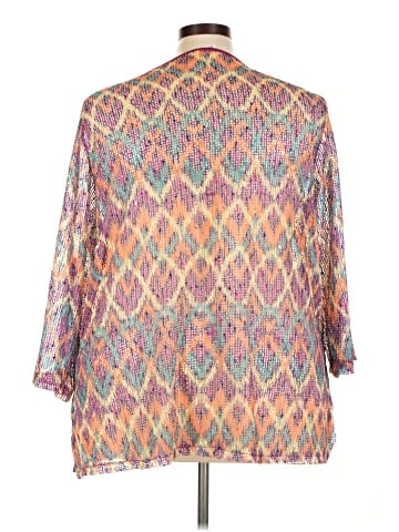 Mirror Image 3/4 Sleeve Blouse (view 2)