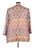 Mirror Image 100% Polyester Orange 3/4 Sleeve Blouse Size 3X - photo 2