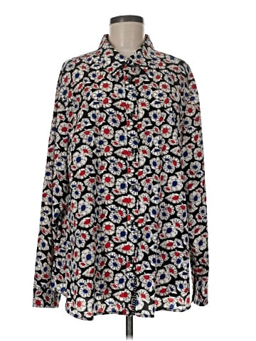 Jones New York Signature Long Sleeve Blouse (view 1)