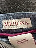Merona 100% Cotton Chevron-herringbone Blue Shorts Size 18 - photo 3