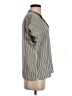 FRAME Stripes Tan Short Sleeve Blouse Size S - photo 4