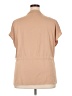 Assorted Brands 100% Polyester Tan Short Sleeve Blouse Size 2X - photo 2