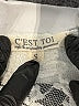C'est Toi White Short Sleeve Top Size S - photo 7