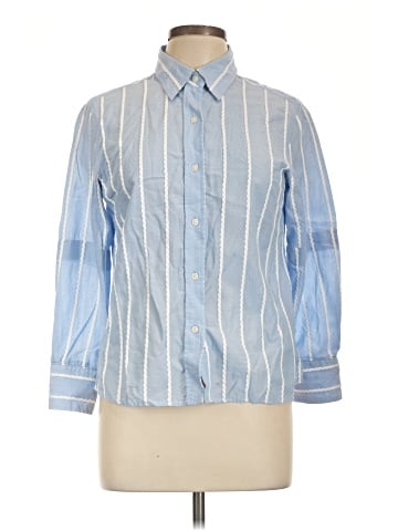 J. McLaughlin 3/4 Sleeve Button-Down Shirt (view 1)