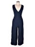 Long Tall Sally Solid Blue Jumpsuit Size 6 - photo 1