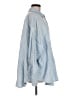 AE77 Blue Long Sleeve Button-Down Shirt Size M - photo 4