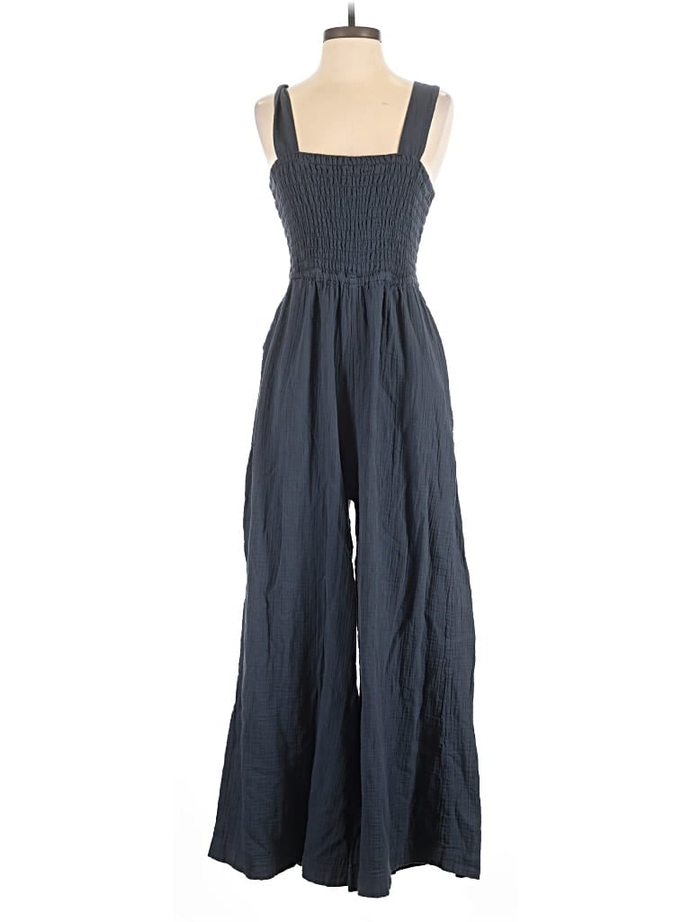 Pre-owned Quince Jumpsuit In Blue