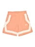 Nike 100% Polyester Color Block Orange Athletic Shorts Size M (youth) - photo 1