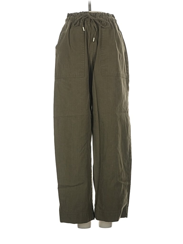 Pre-owned Zara Cargo Pants In Green
