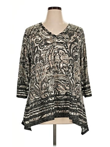 Ruby Rd. 3/4 Sleeve Blouse (view 1)