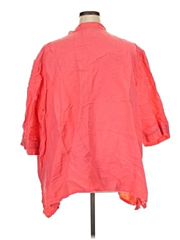 Maggie Barnes 3/4 Sleeve Button-Down Shirt (view 2)