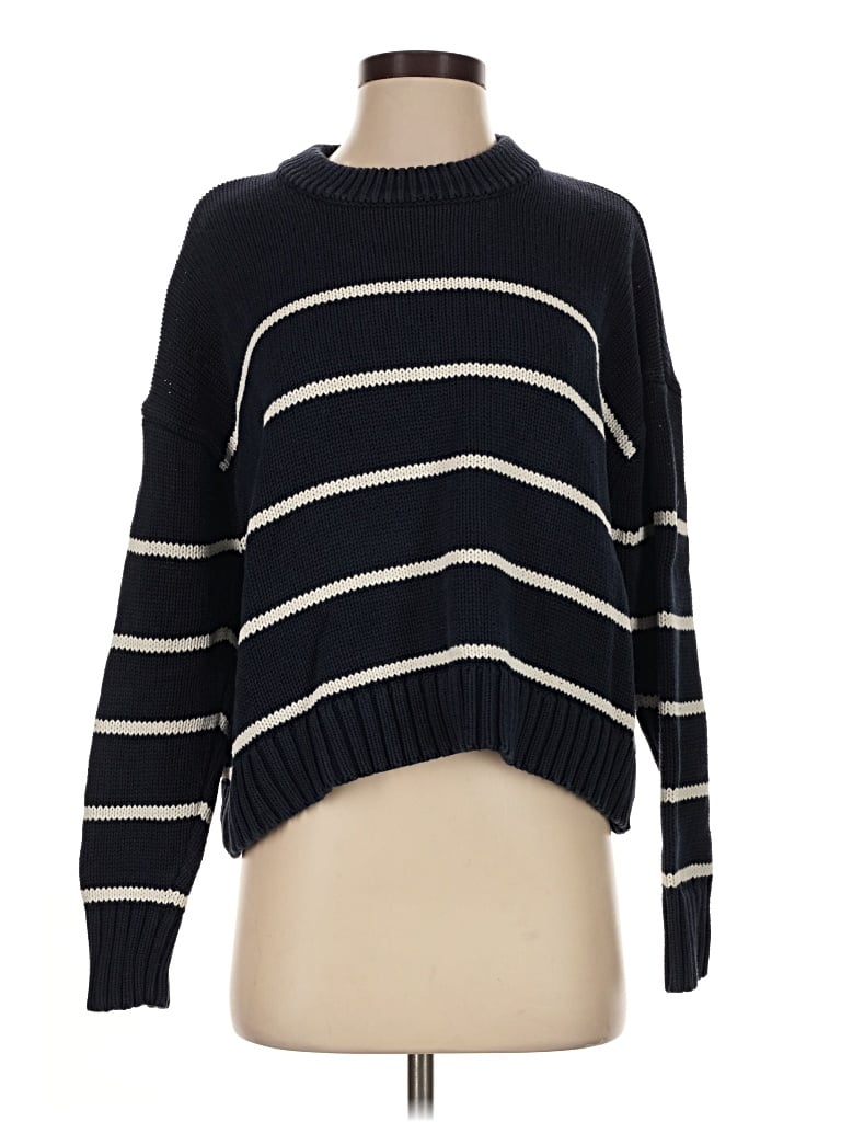 Pre-owned Quince Pullover Sweater In Black