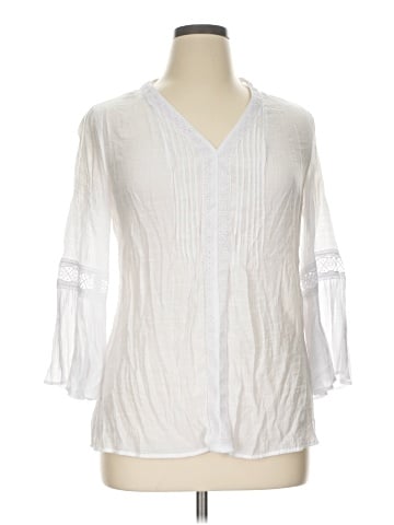 Counterparts 3/4 Sleeve Blouse (view 1)