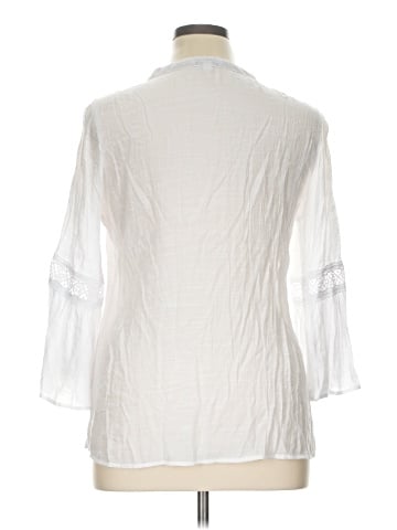 Counterparts 3/4 Sleeve Blouse (view 2)