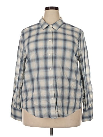 Gap Long Sleeve Button-Down Shirt (view 1)