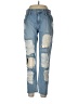 Lovers + Friends Hearts Blue Jeans Size 34 waist (estimated) - photo 1