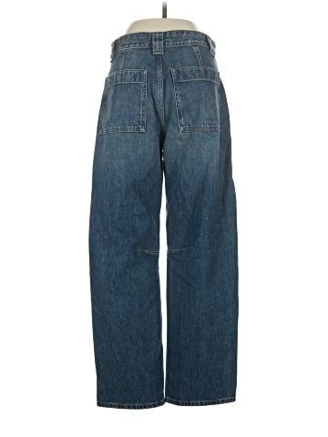 Madewell The Darted Utility Barrel-Leg Jean (view 2)