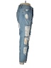 Lovers + Friends Hearts Blue Jeans Size 34 waist (estimated) - photo 4
