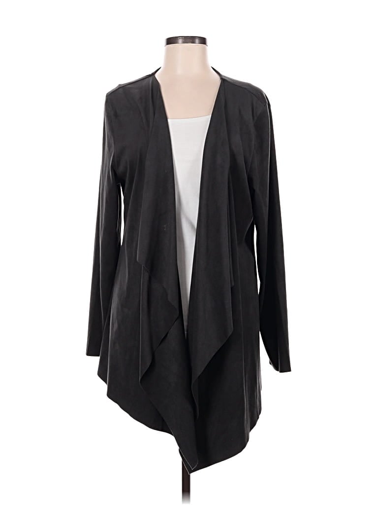 Pre-owned Soft Surroundings Cardigan Sweater In Black