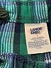Lands' End 100% Polyester Plaid Green Casual Pants Size 4 - photo 3