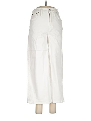 Madewell Wide-Leg Crop Jeans in Tile White (view 1)