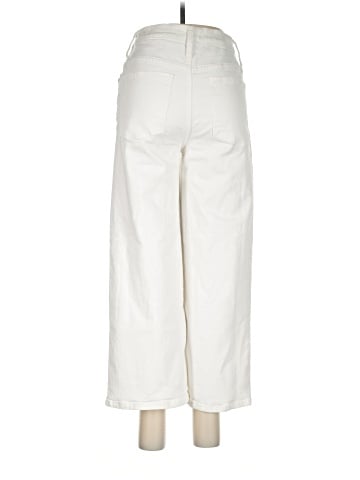 Madewell Wide-Leg Crop Jeans in Tile White (view 2)