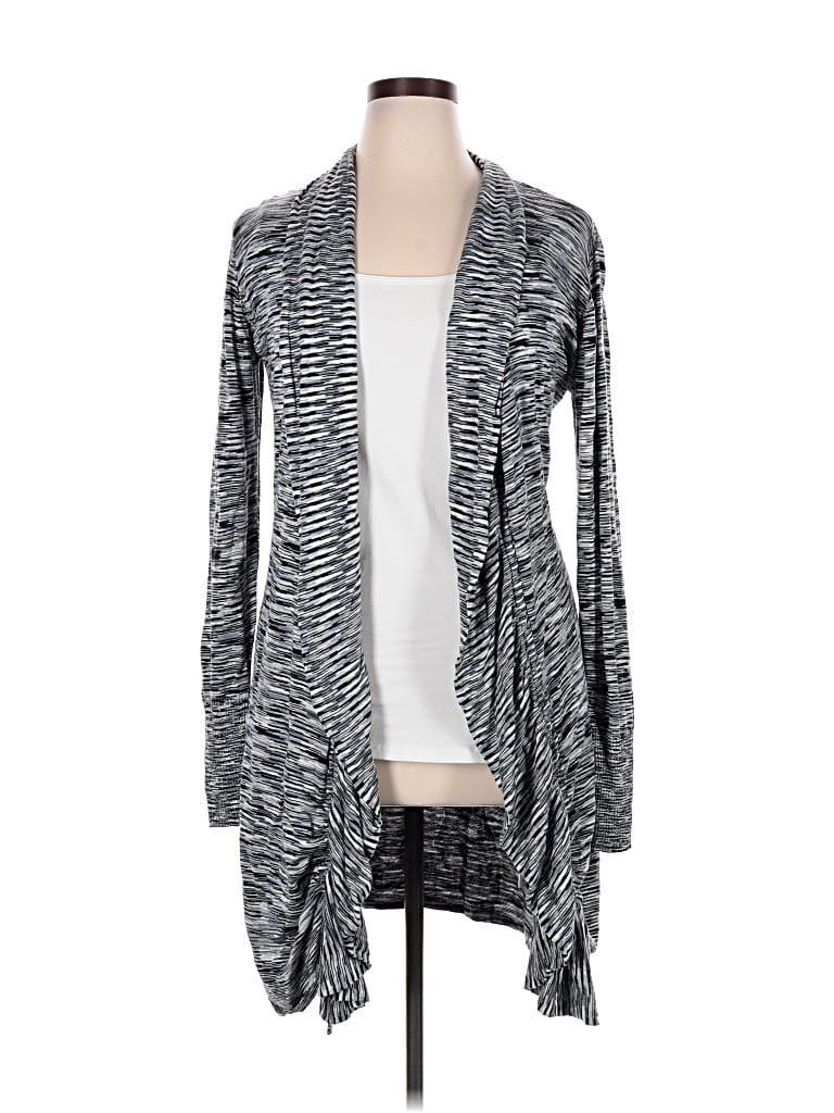 Pre-owned Democracy Cardigan Sweater In Gray