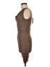 Soprano Solid Brown Cocktail Dress Size M - photo 5