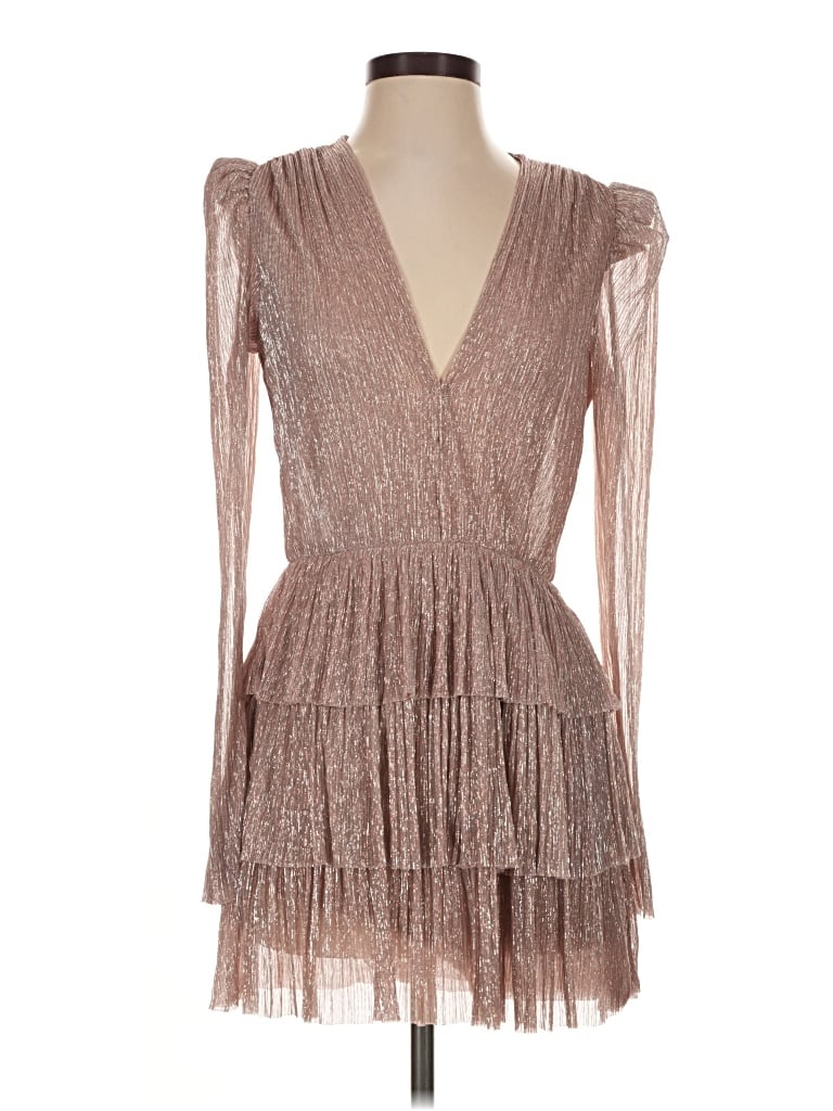 Pre-owned Sabina Musayev Cocktail Dress In Brown