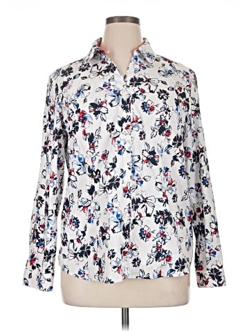 Christopher & Banks Long Sleeve Blouse (view 1)