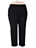 Kasper Solid Black Active Pants Size 3X - photo 1