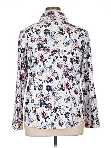 Christopher & Banks Long Sleeve Blouse (view 2)