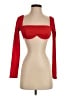 Princess Polly Red Long Sleeve Top Size 4 - photo 1