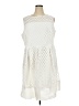 Studio One 100% Polyester Ivory Casual Dress Size 24W - photo 1