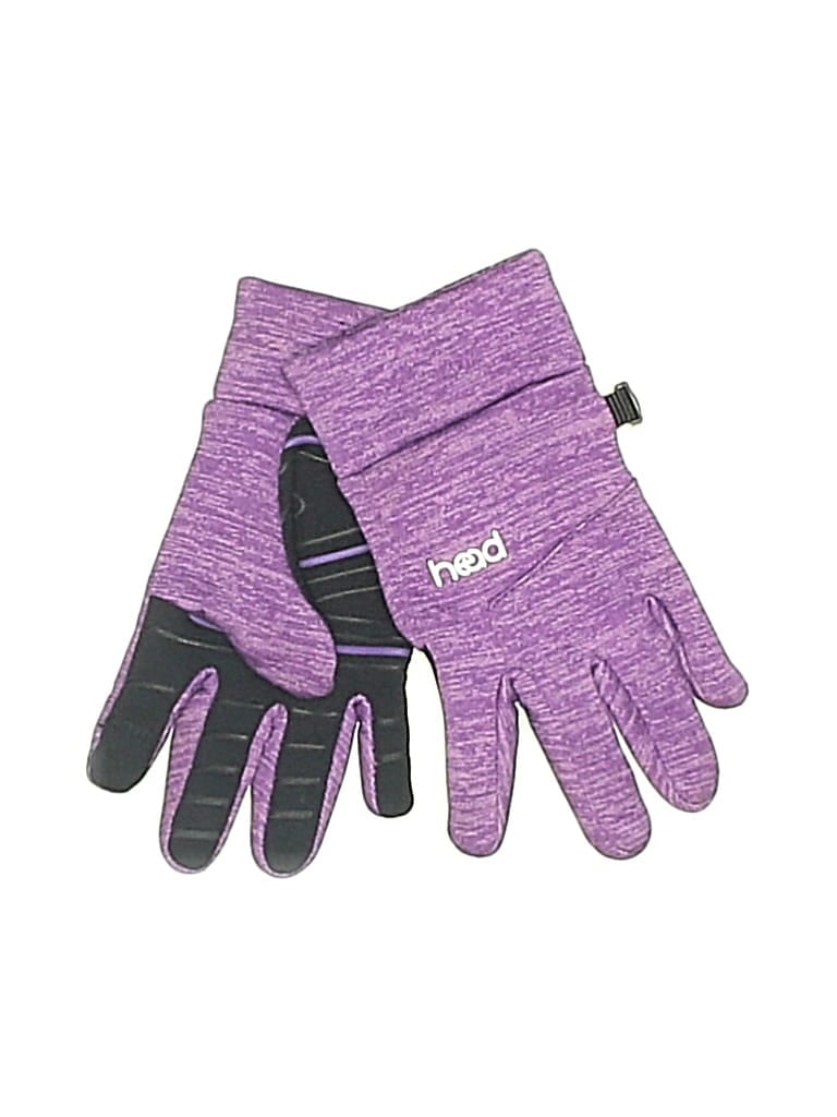 Pre-owned Head Kids' Gloves In Purple