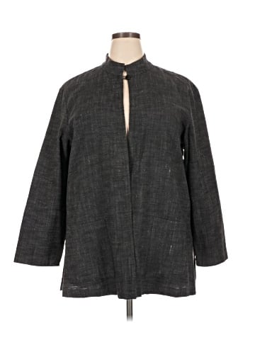 Eileen Fisher 3/4 Sleeve Button-Down Shirt (view 1)