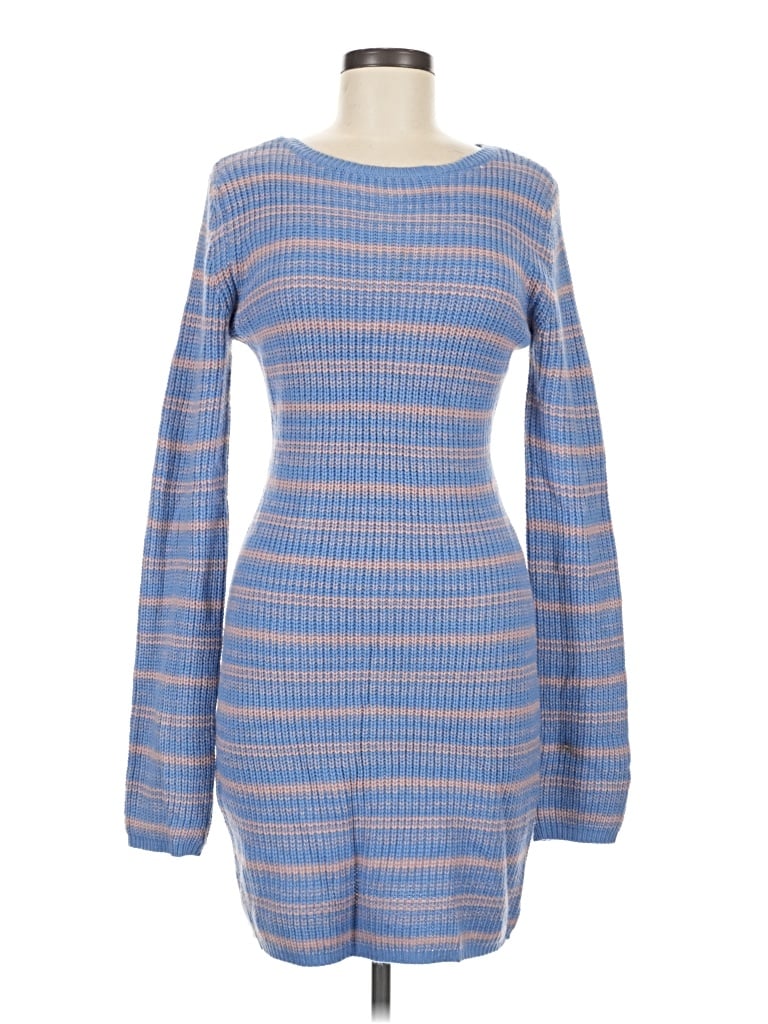 Pre-owned Sweet Rain Casual Dress In Blue